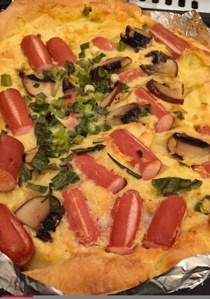 ソーセージ入りヨークシャープディング-レシピのメイン写真