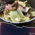 餃子の王将醤油ラーメンonきのこベーコン
