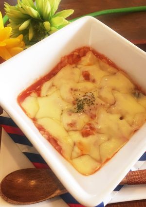 残ったコンソメスープから☆簡単グラタン-レシピのメイン写真