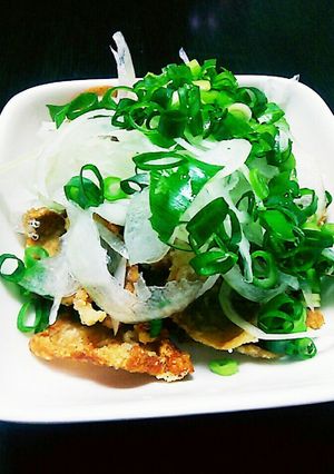 ☆手軽にできる鶏皮ぽん酢☆-レシピのメイン写真