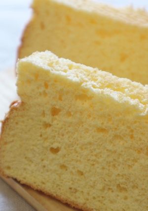 ふわふわプレーンシフォンケーキ-レシピのメイン写真
