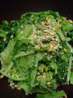 サラダ水菜の胡麻あえ-レシピのメイン写真