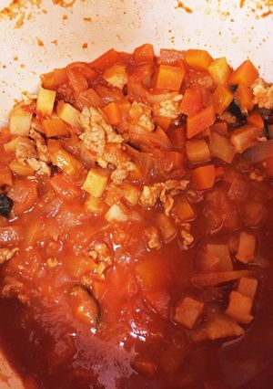 具だくさんミネストローネ！トマトスープ！-レシピのメイン写真
