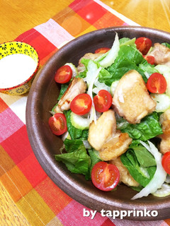 鶏もも肉deマヨマスタード系おかずサラダ-レシピのメイン写真