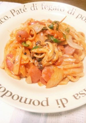 簡単ランチ☆ナポリターナうどん-レシピのメイン写真