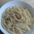 クラムチャウダーの素で濃厚カルボナーラ