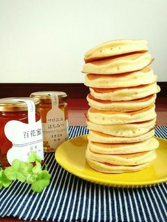 HMで簡単☆ふんわりしっとりパンケーキ。-レシピのメイン写真