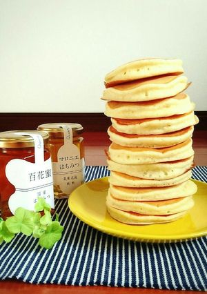 HMで簡単☆ふんわりしっとりパンケーキ。-レシピのメイン写真