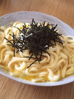 超絶簡単✩釜玉うどん-レシピのメイン写真