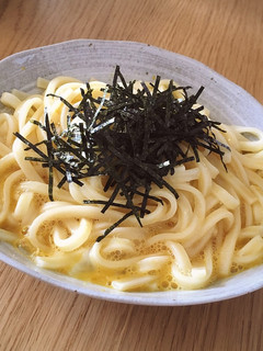 超絶簡単✩釜玉うどん-レシピのメイン写真