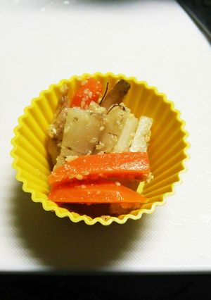 ゴボウとニンジンの惣菜-レシピのメイン写真