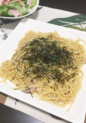 コクうまっ♪塩辛バター醤油パスタ-レシピのメイン写真