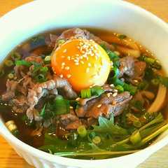 รูปของ 我が家の肉うどん♡