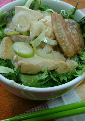 豆腐と野菜でましまし☆豚丼-レシピのメイン写真
