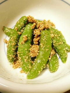 スナップえんどうのごま和え-レシピのメイン写真