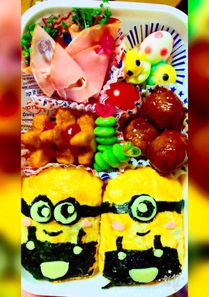 キャラ弁『ミニオン』-レシピのメイン写真