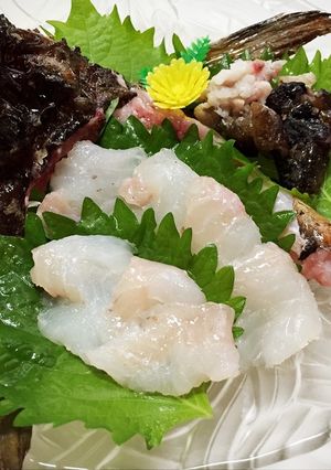 オニオコゼの姿造り☆-レシピのメイン写真