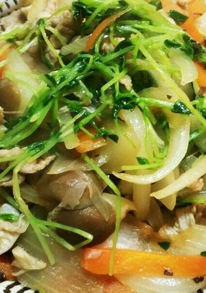 豚肉とキノコの中華風(*^ω^*)✋-レシピのメイン写真