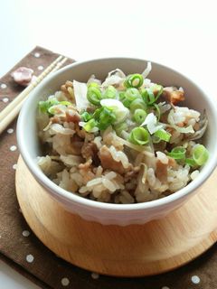 ごぼうと豚肉の生姜炊き込み御飯-レシピのメイン写真