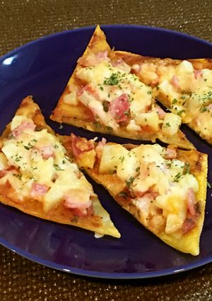 簡単☆ベーコンポテトのピザパイ-レシピのメイン写真