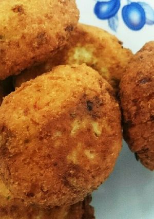 糖質オフ 簡単おからのカニ風味コロッケ-レシピのメイン写真