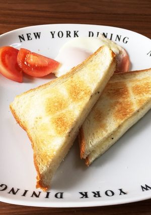 簡単ホットサンド とろけるチーズトースト-レシピのメイン写真