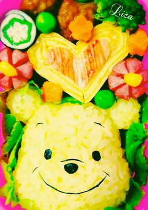キャラ弁☆プーさん-レシピのメイン写真