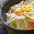 調味料なし☆キャベツとツナのスープ麺