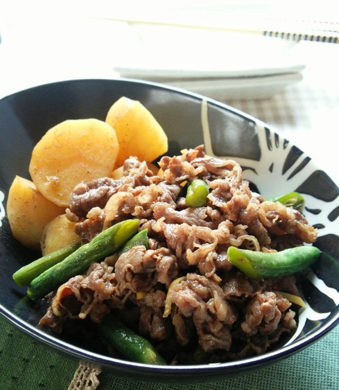牛肉とじゃがいもの炒め煮-レシピのメイン写真