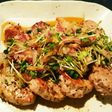 ヒレ肉のさっぱりかいわれソース