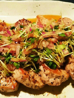 ヒレ肉のさっぱりかいわれソース-レシピのメイン写真