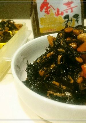 金山寺みそひじき：冷凍お弁当野菜おかず-レシピのメイン写真