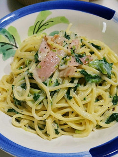 お浸しリメイク☆ほうれん草クリームパスタ-レシピのメイン写真