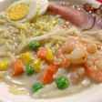 王将ラーメンパック豚骨で♬美味ちゃんぽん