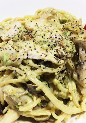 簡単ランチにアボカドパスタ-レシピのメイン写真