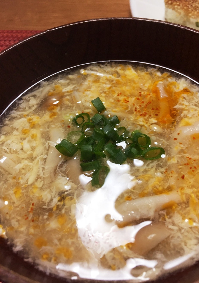 三種のキノコの酸辣湯風-レシピのメイン写真