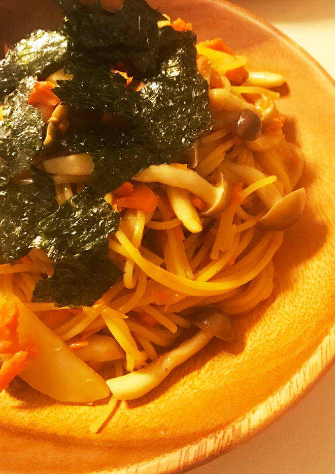 鮭としめじの和風パスタ-レシピのメイン写真