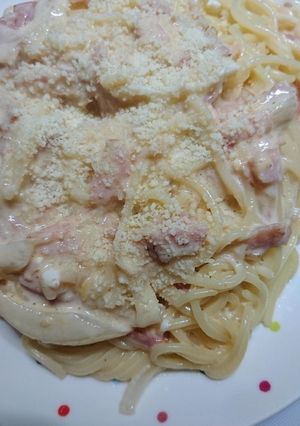 簡単なのに本格？濃厚カルボナーラ-レシピのメイン写真