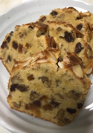 ラムレーズンとくるみのパウンドケーキ-レシピのメイン写真