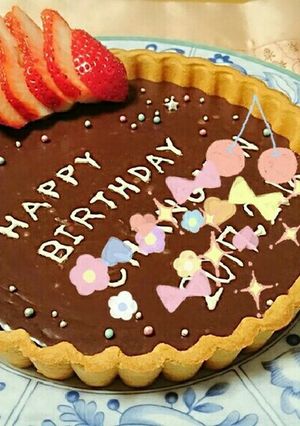 簡単10分でチョコレートタルト❤-レシピのメイン写真