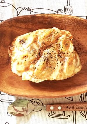 おからと豆腐で♡ご褒美バナナパンケーキ-レシピのメイン写真