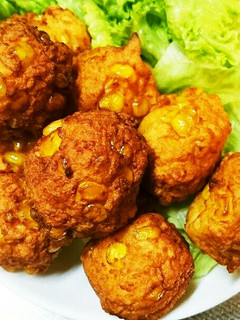 はんぺんとスイートコーンのふんわり揚げ-レシピのメイン写真