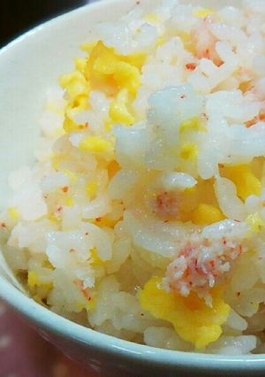 カニ缶のかに炊き込み御飯-レシピのメイン写真