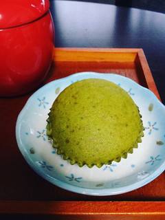 抹茶蒸しケーキ-レシピのメイン写真