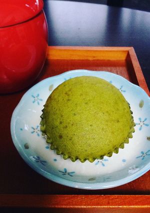 抹茶蒸しケーキ-レシピのメイン写真