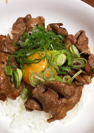 ☆男子喜ぶスタミナ焼肉丼☆-レシピのメイン写真