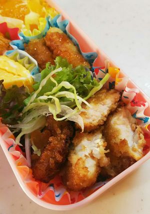 お弁当に‼とりむね肉のカレーカツレツ♪-レシピのメイン写真