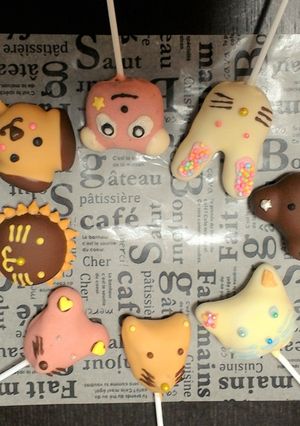 生チョコで!動物ロリポップ!-レシピのメイン写真