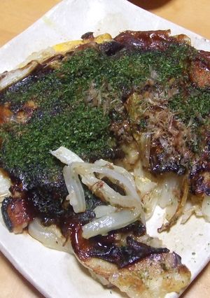 お好み焼き!白菜で甘みとしゃきしゃき感-レシピのメイン写真