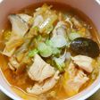 簡単❁鶏ささみと白菜きのこの白だし和風煮
